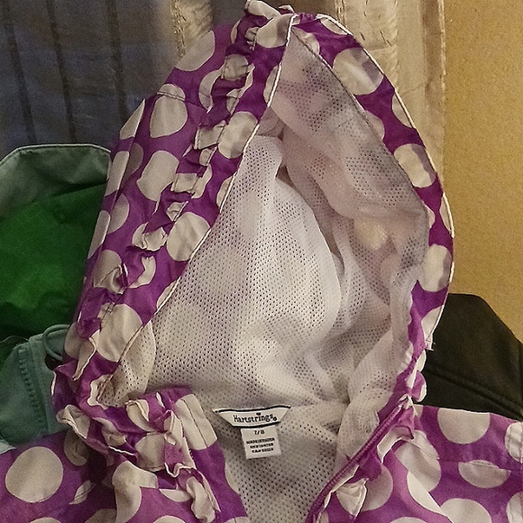 Heartstrings girls size 7/8 rain jacket - Picture 1 of 3